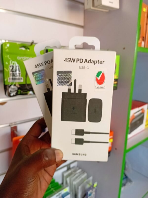 Samsung 45W Super fast charger (1) Samsung 45W Super Fast Charger (USB-C to C)
