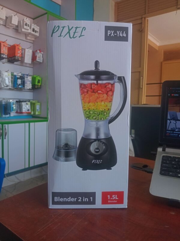 Pixel PX-Y44 Blender 2-in-1 – 1.5L Stainless Steel Blades