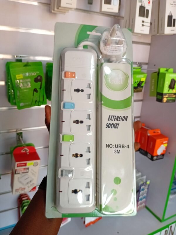 G&T 4-Way Extension Socket URB-4 (3m)