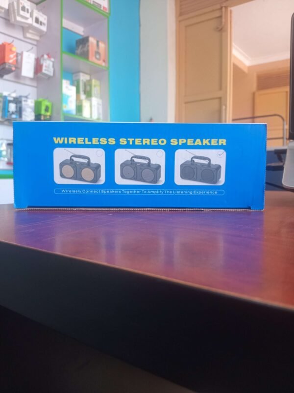 H@F HF-F128 Wireless Stereo Speaker (4) H at F HF-F128 Wireless Stereo Speaker – Solar, Bluetooth 5.3