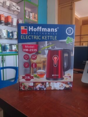 Hoffmans Electric Kettle 2.5L – 1800W, LED Stainless Steel