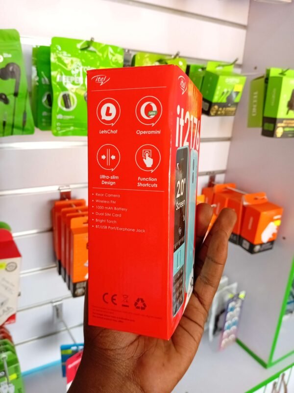 Itel IT2176 Feature Phone – Black