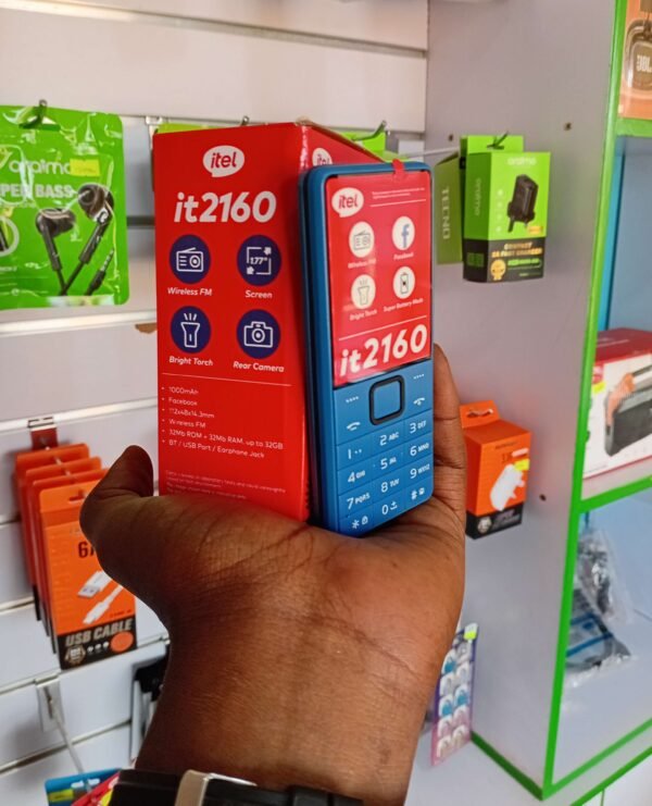 Itel IT2160 Feature Phone – Blue
